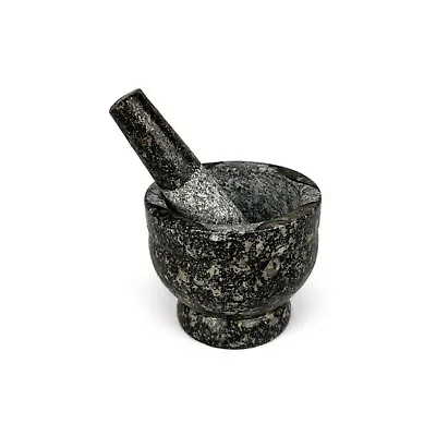 Mini Stone Mortar And Pestle 2.5”Thai Handcraft Spice Herb Grinder Pill Crusher • $34.89
