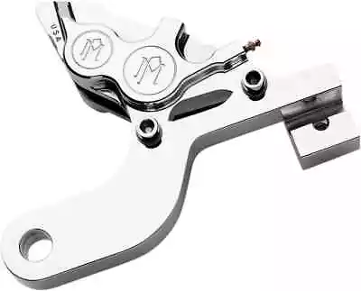 PM 4 Piston Rear Brake Caliper And Bracket For Harley-Davidson FLH 2002-2007 • $471.23