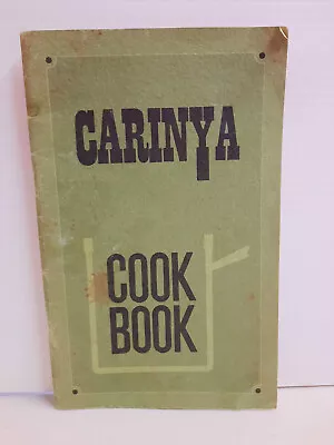 Carinya CWA Cook Book Vintage PB • $27.22