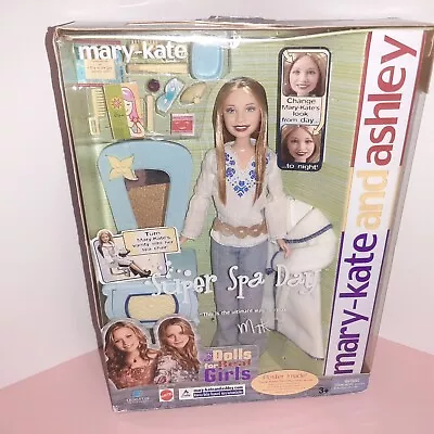 Mary Kate And Ashley Super Spa Day Doll NEW Mary Kate 2003 W/Poster Instructions • $55