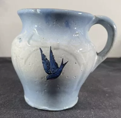 Brush McCoy Blue & White Stoneware Bluebird Bow & Knot Mug 3-3/4” • $4.99