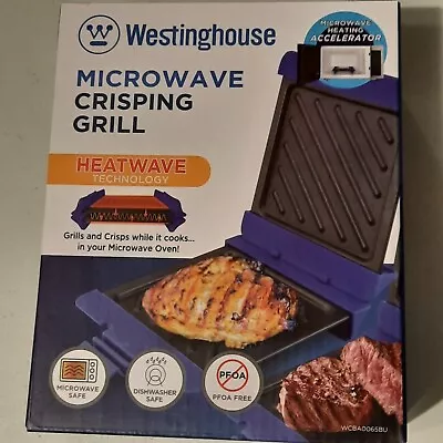 Microwave Crisping Grill Heating Accelerator Sandwich Maker Westinghouse • $27.99