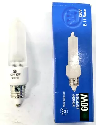 Xenon/Krypton 60W 120V Frosted E11 Base Mini-candelabra HKX60FR/E11   Lamp • $6.95