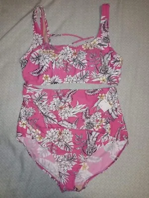 Beach Bump By Motherhood Maternity 2 Piece Swimsuit Size Large NWT • $6