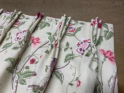 Laura Ashley Summer Palace Curtains 3636102 Hand Sewn Made To Measure 11 Cols • £475