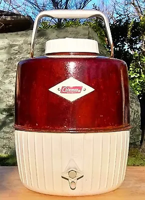 $24.99 • Buy Vintage Coleman Sno-Lite Rustic 2 Gallon Water Jug Cooler