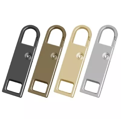 8 Universal Zipper Pull-Tab Replacement Kit - Durable Metal Zip Slider Extenders • $7.40