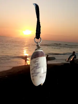 Pendant Hand Made Sea Shell Silver 800 Surfers Fashion Unique Gift Men Women • $24