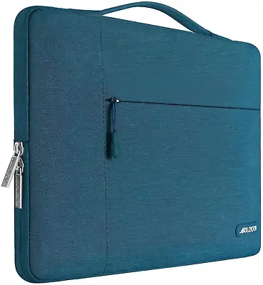 $33.99 • Buy Polyester Laptop Sleeve Fits 17″ - 17.3'' Case Deep Teal Slim Design