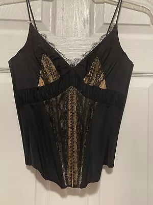 La Perla Treasure Victorian Bustier 34B Black Leavers Lace $1456 • $399.99