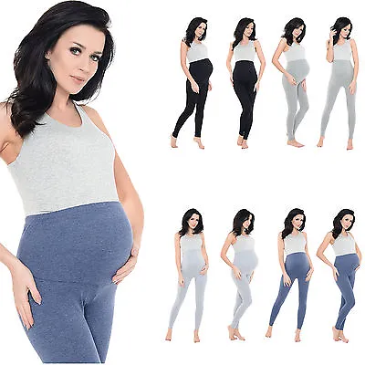 £7.98 • Buy Purpless Maternity Pregnancy Leggings Stretchy Over Bump Full Length Size 1025