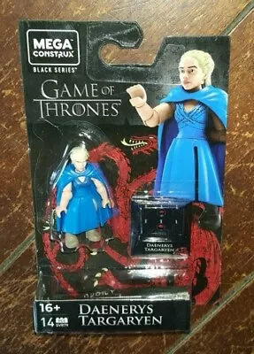 Mega Construx GAME OF THRONES Black Series: 14pc DAENERYS TARGARYEN 2  Figure! • $29.98