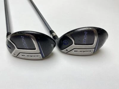 $62.12 • Buy Cobra MAX 4 & 5 Hybrid Set 22* 25* Matrix Ozik White Tie X4 Senior Graphite RH