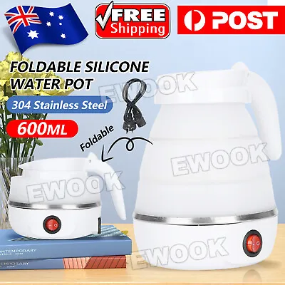 $19.85 • Buy Portable Travel Collapsible Electric Water Kettle Foldable Silicone Water Pot