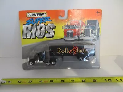 Matchbox Super Rigs Kenworth Aerodyne Rollerblade Tractor Trailer Truck 1996 MOC • $9