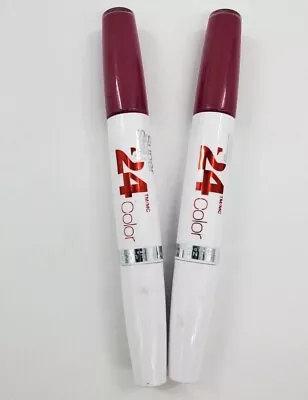 2X Maybelline Superstay 24 Hr 2 Step Lip Color 035 Keep It Red New • $29.99