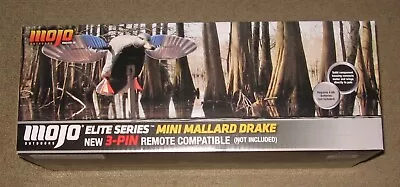 Mojo Elite Series Mini Mallard Drake Spinning Wing Duck Hunting Decoy Hw2470 3p • $79.95
