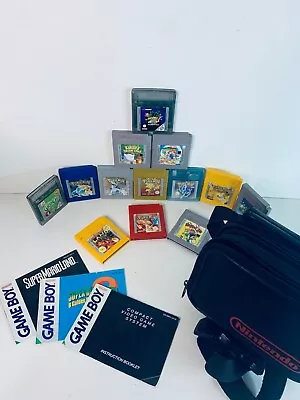 Genuine Nintendo GameBoy Games Loose Selection Pokemon Donkey Kong Mario Tracked • $239.95