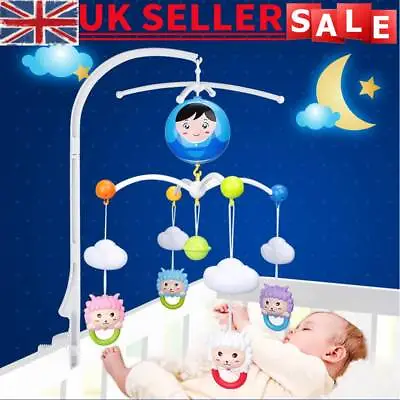 4 In 1 Baby Mobile Bed Bell Holder Crib Cot Music Box Arm Bracket Set Stand New • £7.99