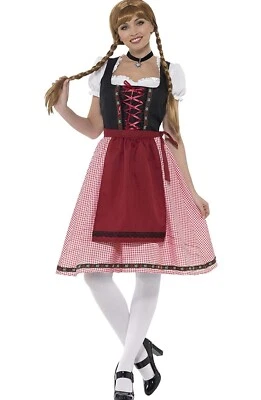£16 • Buy Smiffys Bavarian Tavern Maid Womens Costume Ladies Fancy Dress Outfit Small