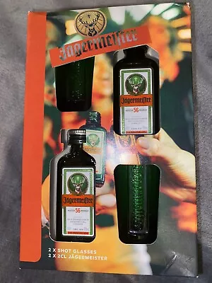 Jagermeister Official Shot Glasses ( 2 Green Glass ) READ LISTING • £5.99