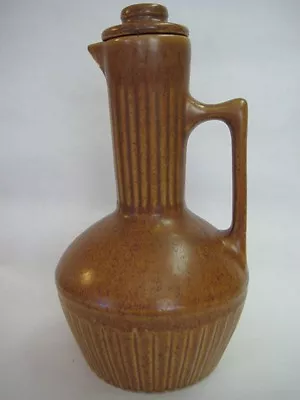 Vintage Monmouth Pottery Pitcher With Lid Maple Leaf Mark On The Bottom (Rare) • $129.99