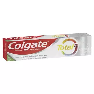 Colgate Total Advanced Clean Antibacterial Fluoride Toothpaste 200g • $4.99