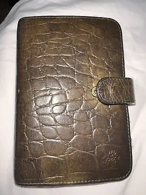 Mulberry Green Leather Filofax • £180