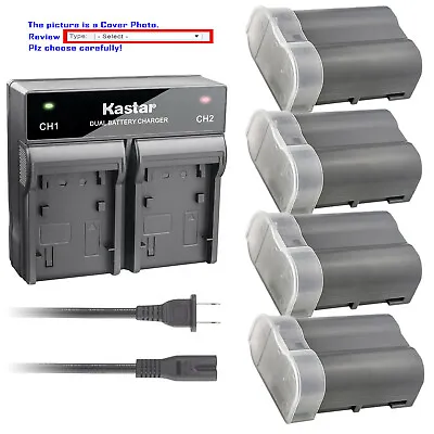 Kastar Battery AC Rapid Charger For Nikon EN-EL15e MH25 Nikon MB-D11 MB-D12 Grip • $23.49