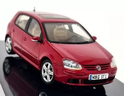 Autoart 1/43 - Volkswagen Golf Mk5 Red 5 Door 59776 Diecast Scale Model Car • $101.34