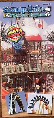 2006 Geauga Lake & Wildwater Kingdom Amusement Park Guide Brochure • $10.99