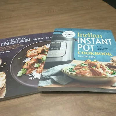 Indian Instant Pot® Cookbook & Indian Slow Cooker Recipes 2 Book Lot EXC • $18.99