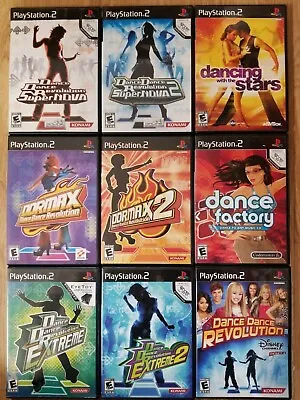 $3.99 • Buy Dance Dance Revolution Games (Playstation 2) DDR & Dancing  PS2  TESTED