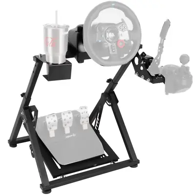 Marada Racing Wheel Stand With Water Cup Fit Logitech G29 G920 G923 GPRO T300 • $99.99