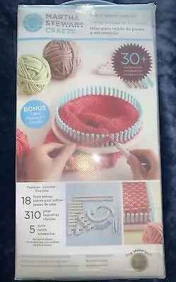 Martha Stewart KNIT & WEAVE LOOM KIT  30+ Configurations • $35