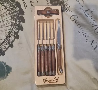 Laguiole Silhouette Steak Knives X6 Gift Set • $45