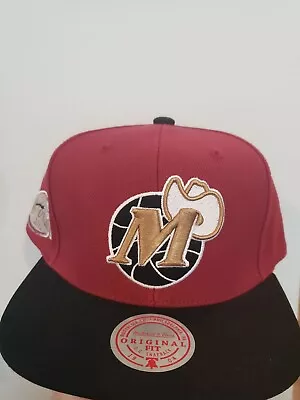 Dallas Mavericks Hat Cap 2011 NBA Finals Red Snapback Snap Back Mitchell & Ness • $35