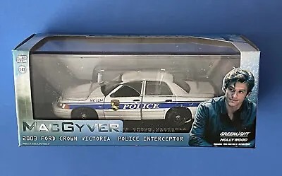 Greenlight MACGYVER 1:43 Diecast 2003 Ford Crown Victoria Police Interceptor • $32.99