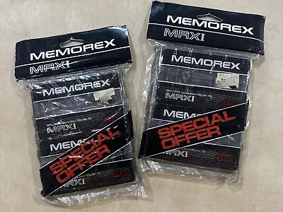 (2) Memorex 60 Audio Cassette Tape MRXI 60 Premium SEALED • $10