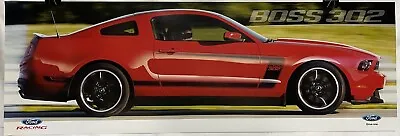 Rare NOS 2012 Ford Racing Boss 302 Mustang 2 Sided Heavy Stock Dealership Poster • $14.95