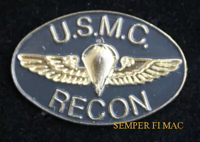 Recon Usmc Hat Lapel Pin Us Marines Special Ops Sniper Rifle Pistol Jump Wing • $9.89