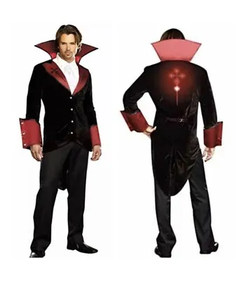 Dreamguy Vampire Halloween Costume Cape Crosses Cosplay Dracula Size 2XL • $16.99