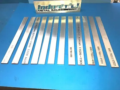 1/8  X 1  6061 T6511 Aluminum Flat Bar X 12 -Long-- .125  X 1 -- 12 PIECES!!!  • $19.46