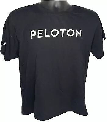 $19.99 • Buy Peloton Century 100 Ride Bike Rider Black T Shirt Size Large Genuine