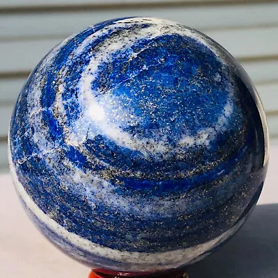 1.39LB Natural Polished Lapis Lazuli Quartz Crystal Sphere Ball Rock Healing • $0.99