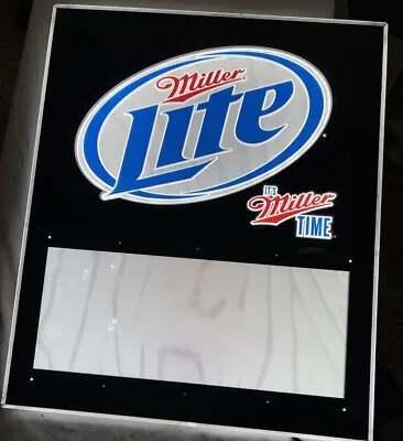 Miller Lite It’s Miller Time LED Illuminated Sign 28x24  • $45