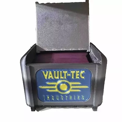 MTG Fallout Vault-Tec Deck Box For EDH Commander Magic The Gathering 3D Printed • $24.99