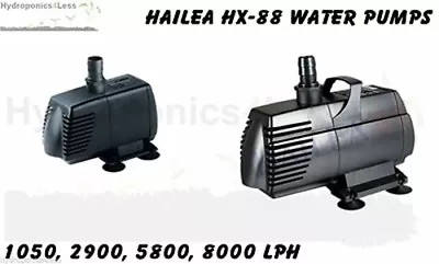 HX-88 HAILEA Immersible Water Pump Hydroponics Fish Pond Marine Pump Grow Tent • £25.99