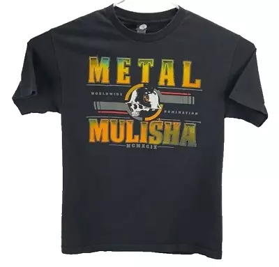 Metal Mulisha MCMXCIX Worldwide Domination Black T Shirt Size Large • $17.99