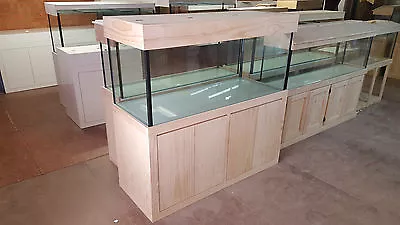 $1460 • Buy Aquarium 5ft X 2ft X 2ft -Fish Tank Cabinet & Flat Hood *Modern Style* Brand New